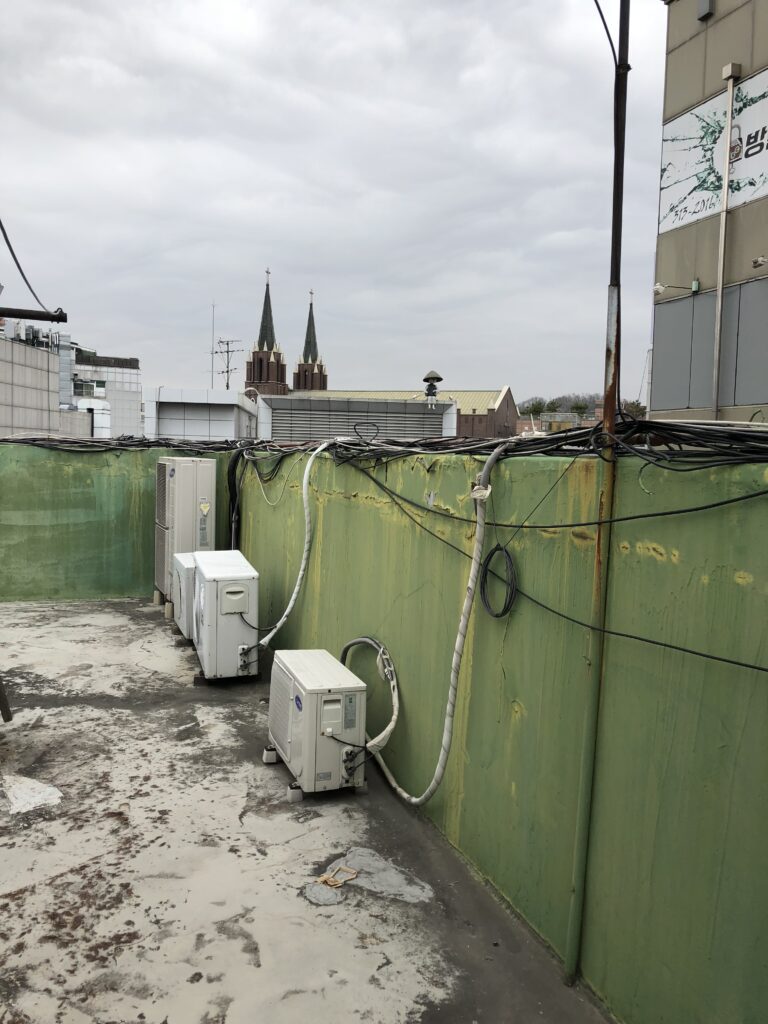 コシウォンの屋上